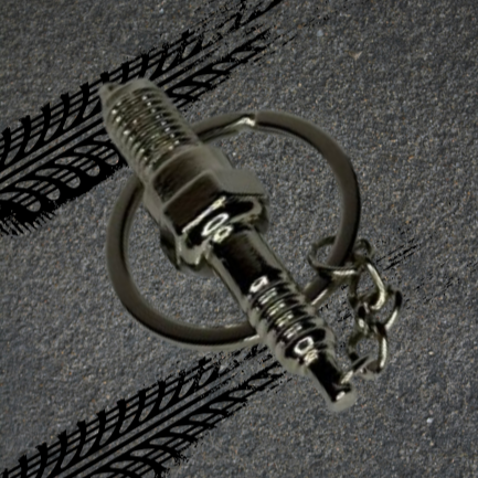 Sparkplug Keychain