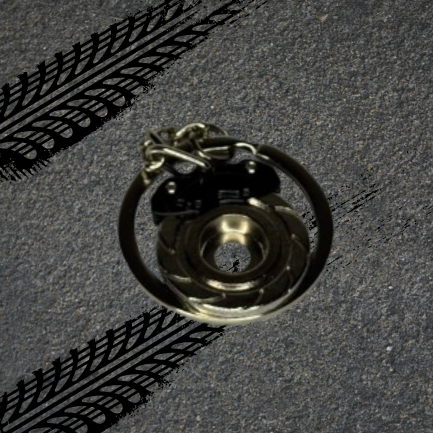 Brake Disc Keychain
