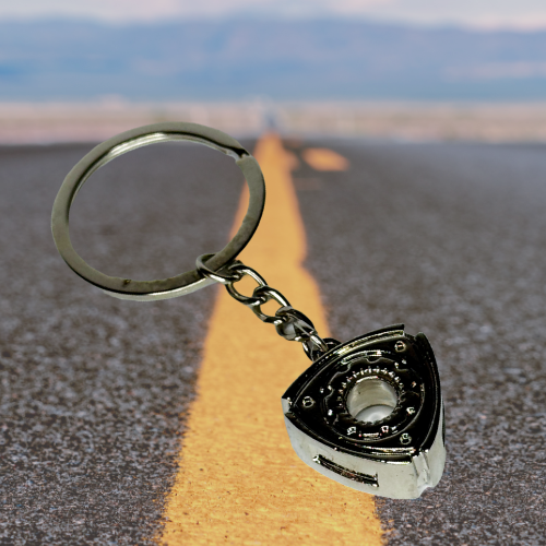 Rotary Engine Rotor Keychain