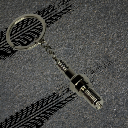 Sparkplug Keychain