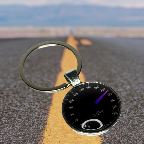 Speedometer Keychain