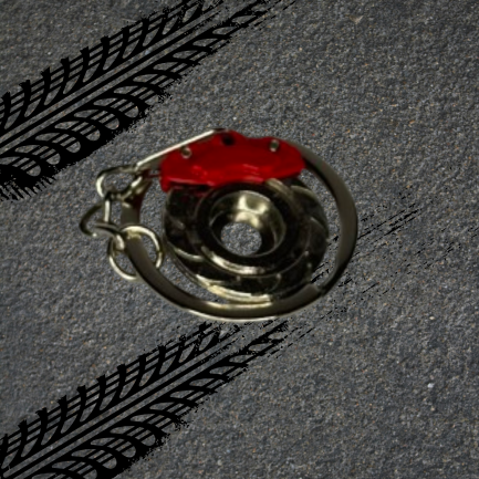 Brake Disc Keychain