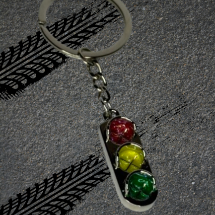 Traffic Light Keychain